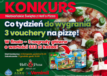 „Niebiańskie Święta z Hell’s Pizza”