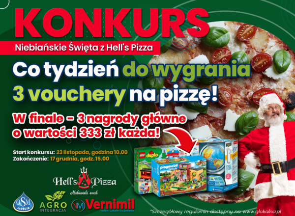 „Niebiańskie Święta z Hell’s Pizza”