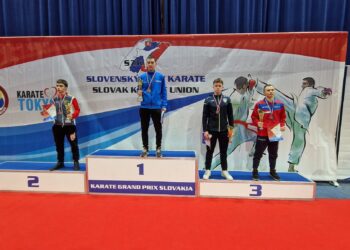 Jakub Romański na podium w Słowacji