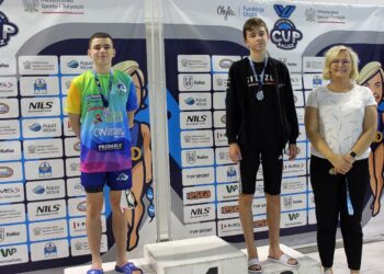 Igor Hamrol z dwoma srebrnymi krążkami