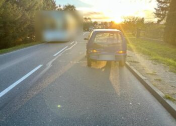 Karambol na drodze wojewódzkiej