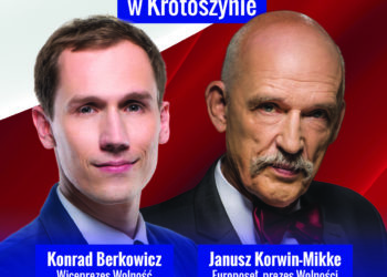 Janusz Korwin-Mikke odwiedzi Krotoszyn