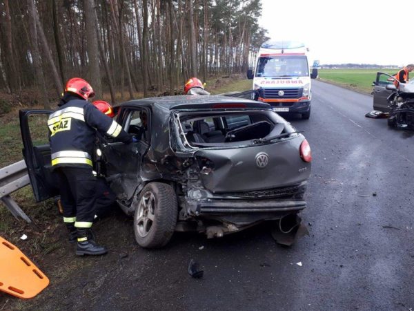 Kolejny wypadek na krajówce