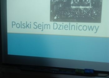 Prelekcja historyczna w Kołłątaju