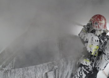 Pożar wiaty garażowej