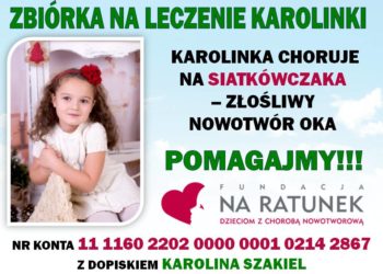 Karolinka potrzebuje pomocy!