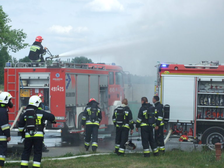 Pożar na składowisku śmieci