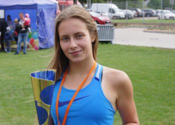 Monika Jadczak na podium