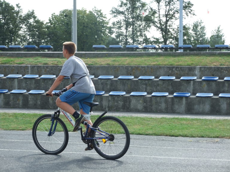 Dart na rowerze