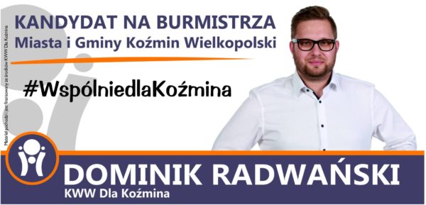 D. Radwański kandydatem na burmistrza Koźmina