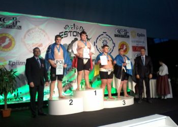 Nasza kadra z workiem medali