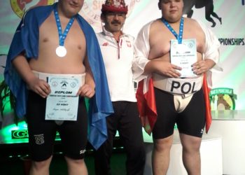 Nasza kadra z workiem medali