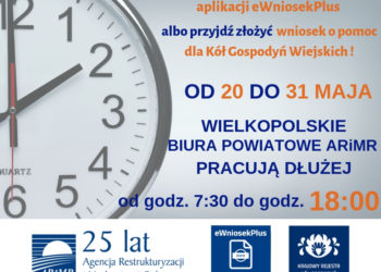 Biura ARiMR pracują dłużej