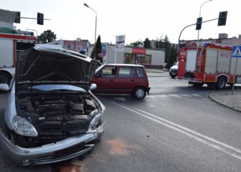 Groźne zderzenie na skrzyżowaniu