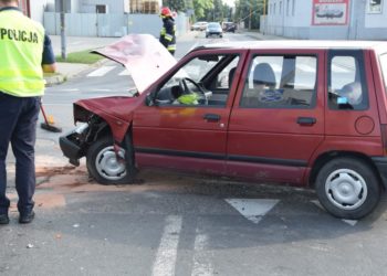 Groźne zderzenie na skrzyżowaniu