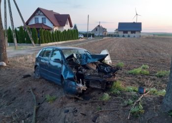 Stracił panowanie nad pojazdem