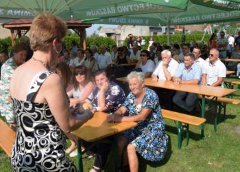 Wspólna zabawa na zakończenie żniw