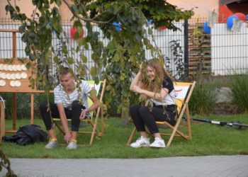Świętowanie na ulicy Benickiej