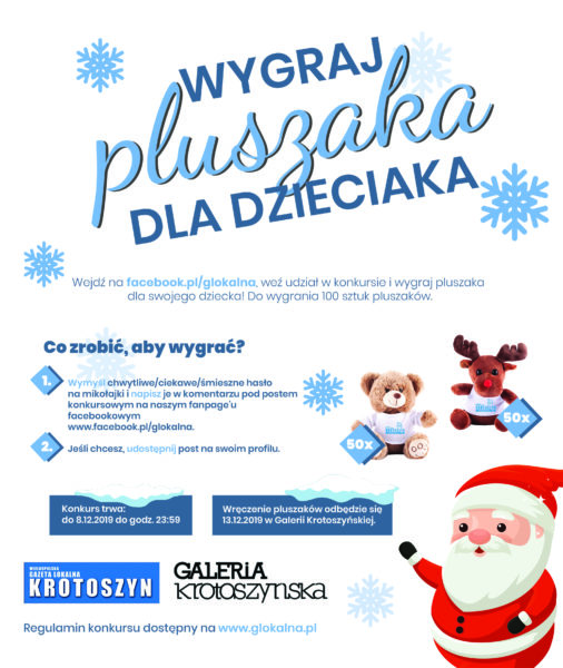 WYGRAJ PLUSZAKA DLA DZIECIAKA!