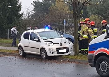 Straciła panowanie nad pojazdem