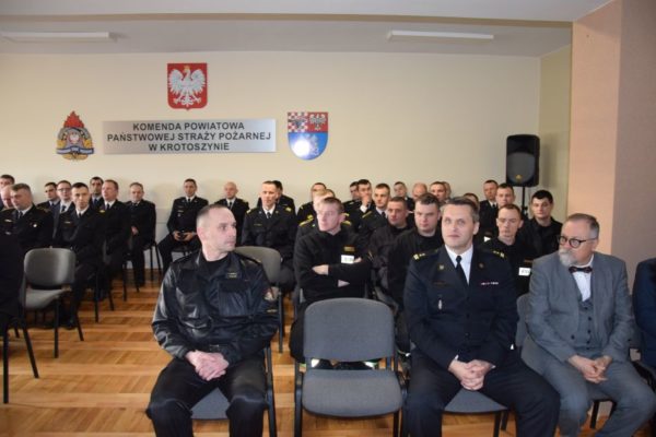 Roczna odprawa strażaków