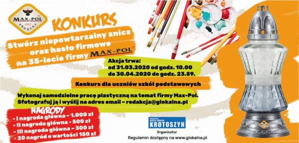 Konkurs na 35-lecie firmy MAX-POL!