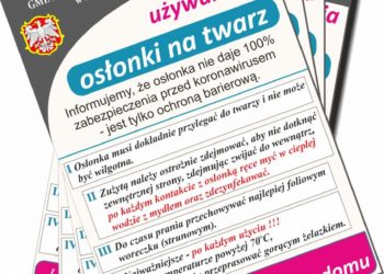 Osłonki na twarz dla mieszkańców