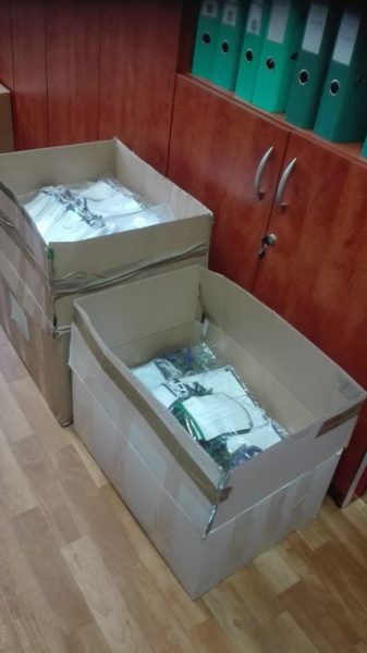 Osłonki na twarz dla mieszkańców