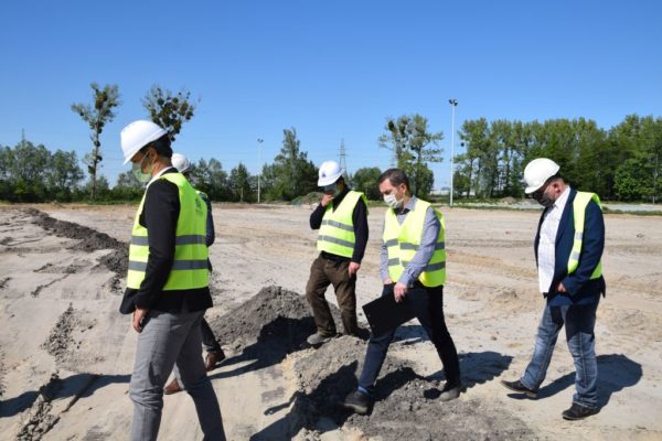 Wizyta piłkarskich działaczy