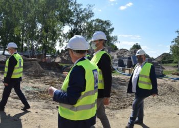 Wizyta piłkarskich działaczy