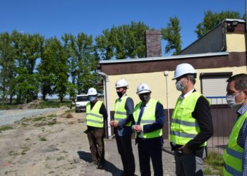 Wizyta piłkarskich działaczy