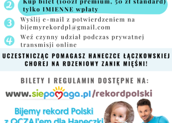Bicie rekordu Polski dla Haneczki!