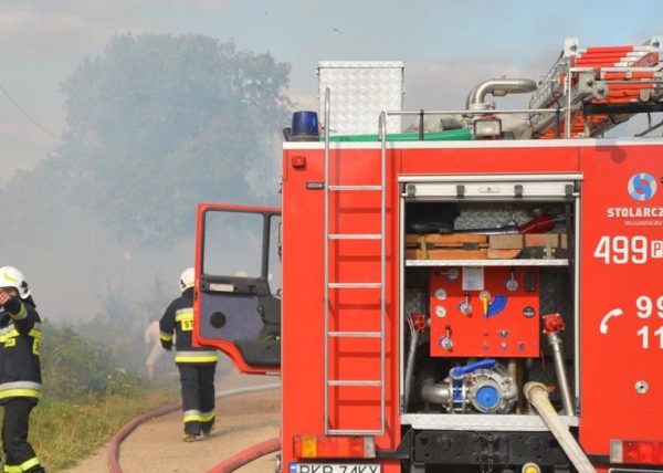 29 strażaków gasiło dwa pożary