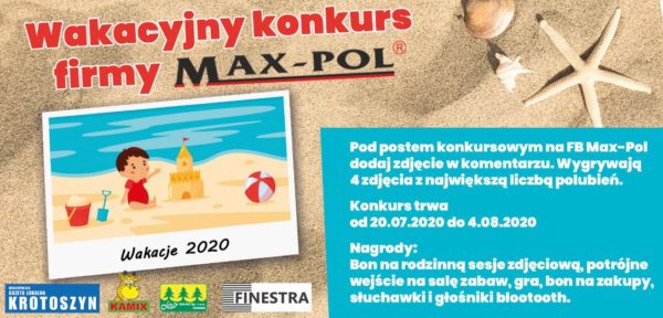 Wakacyjny konkurs firmy Max-Pol!