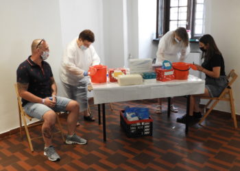 Podzielili się swoją krwią