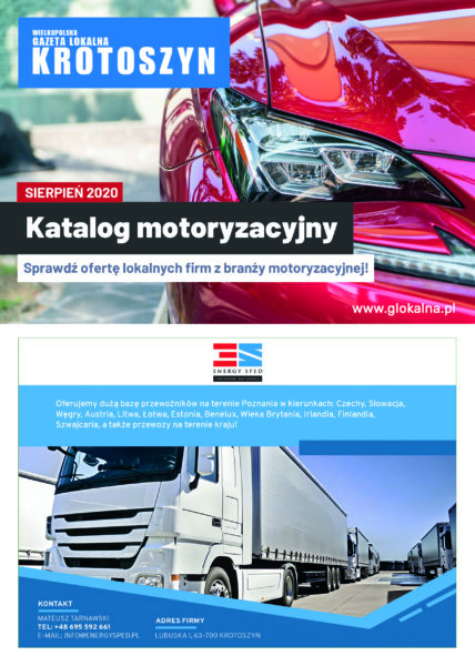 Katalog motoryzacyjny sierpień 2020 Katalog motoryzacyjny sierpień 2020