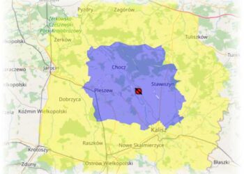 Obszar ochronny w części powiatu