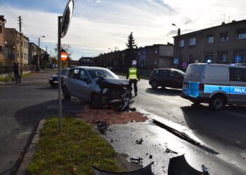 Zderzenie na skrzyżowaniu