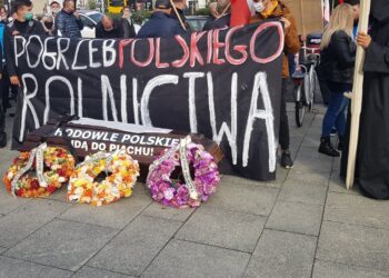 Krotoszynianie na proteście w Warszawie