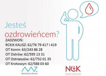 Potrzebne osocze tzw. ozdrowieńców!