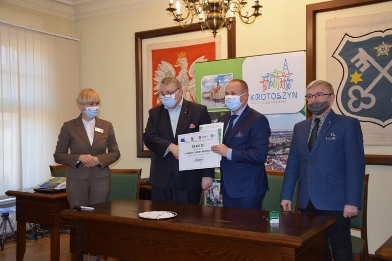 Środki finansowe dla Krotoszyna, Kobylina i Zdun