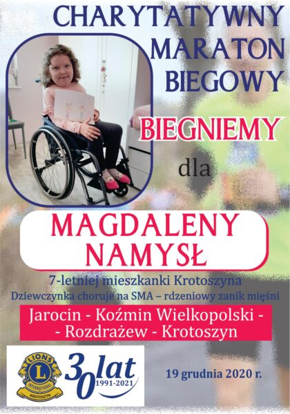 Dla Madzi pokonają trasę maratonu