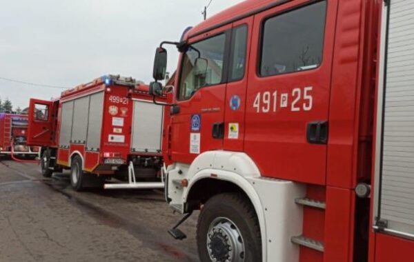 Pożar mieszkania w Kobylinie Pożar mieszkania w Kobylinie