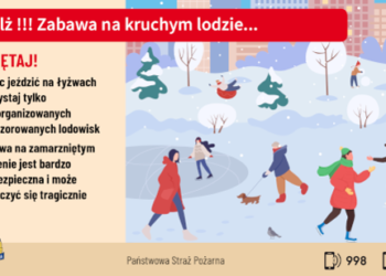 Wielkopolscy strażacy apelują!  Nie wchodźcie na lód!