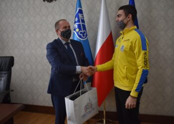 Mistrz Polski z wizytą u burmistrza
