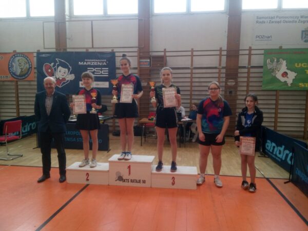 Klaudia na podium