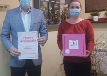 Różowe skrzyneczki w Krotoszynie i Koźminie Wlkp.