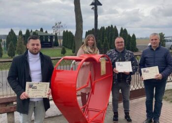 Czerwone serce w Kuklinowie