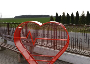 Czerwone serce w Kuklinowie