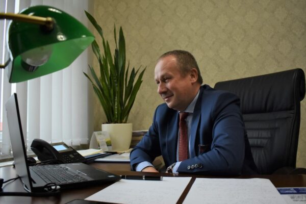 Zdalne spotkanie ze studentami krakowskiej uczelni